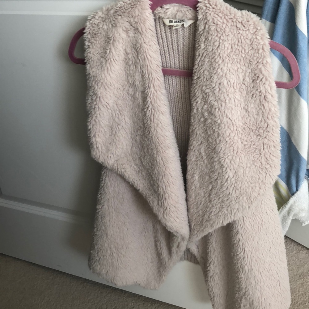 Faux fur vest